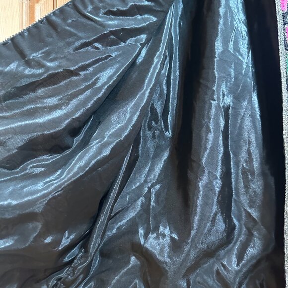 Vintage Silky Nites Silk & Beaded Evening Jacket XL PTP up to 24" EUC - Picture 6 of 16